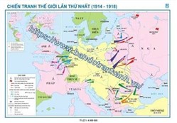 Bản đồ Chiến tranh thế giới lần thứ nhất (1914-1918)